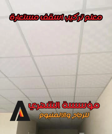 معلم تركيب اسقف مستعارة